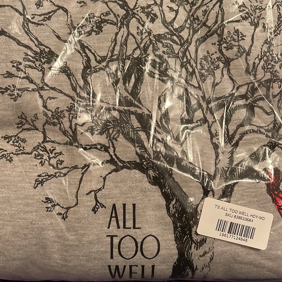NWT Taylor Swift All Too Well Hoodie medium - Picture 2 of 2